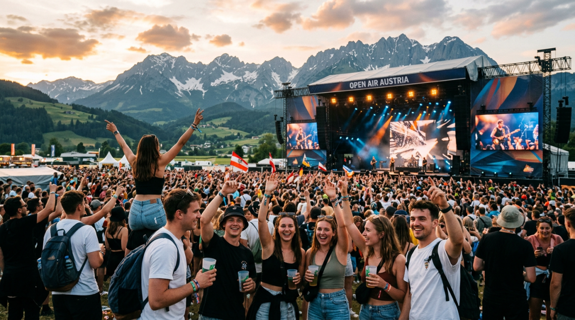 Musikfestivals Österreich 2026: Die Top 5 im Vergleich